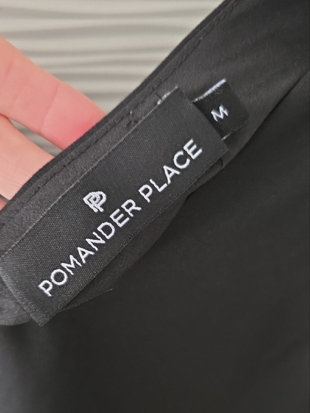 Pomander Place Black Peplum Tank Top with Wide Straps - Picture 2 of 5